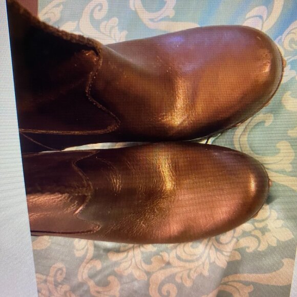 Ugg Boots Size 7 Black Leather - Picture 13 of 15